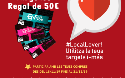 L’Associació de Comerciants d’Oliva premia els clients per la utilització de la targeta de fidelització, targeta i-más “Oliva, jo… encantat”