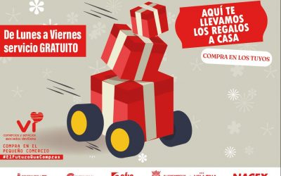 Comercios y Servicios Vi reparte los regalos de forma gratuita en Navidad: “Te llevamos los regalos a casa”