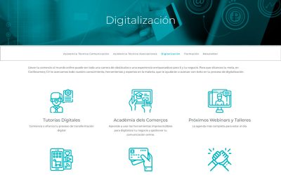 Confecomerç CV reúne en un nuevo espacio todos sus servicios de apoyo a la digitalización del pequeño comercio