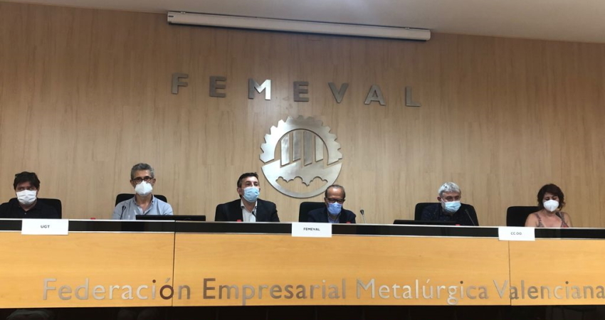 FEMEVAL, CCOO y UGT firman el mayor convenio colectivo sectorial de la Comunidad Valenciana
