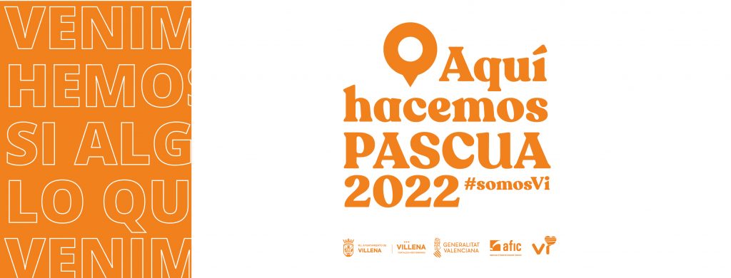 Campaña AQUÍ HACEMOS PASCUA 2022 - Banner RRSS Villena