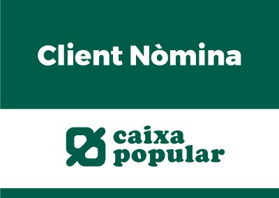 Nòmina Treballadors: Oferta Especial Caixa Polupar per a Comerços associats a Confecomerç CV.