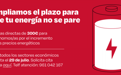 El Consell extiende a todos los sectores las ayudas directas de 300 euros para personas autónomas y amplía plazo de solicitud hasta el 29 de julio