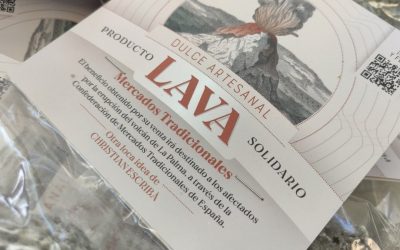 Confemercats se solidariza con la Palma y Mercados Municipales venderán lava comestible para ayudar a los afectados por la erupción del volcán