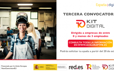 Los pequeños comercios con menos de 3 empleados podrán solicitar el Kit digital a partir del 20 de octubre