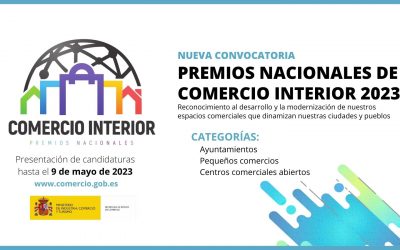 Convocados los Premios Nacionales de Comercio Interior 2023