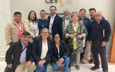 Confemercats acoge la visita de autoridades y representantes de Chile interesados por el modelo comercial de los Mercados valencianos