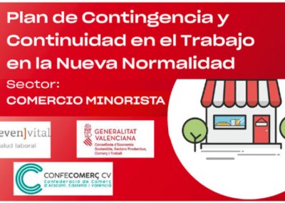 “Plan de Contingencia y Continuidad en el Trabajo en la Nueva Normalidad: comercio minorista”.
