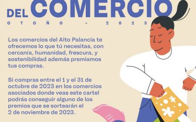 La Asociación de Comerciantes del Alto Palancia sorteará 1.300 euros en premios en su nueva campaña de promoción de comercio Otoño 2023