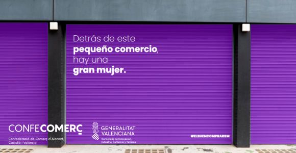 Confecomerç reivindica el 8M celebrando el peso de la mujer en el pequeño comercio de la Comunitat Valenciana