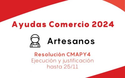 Se publica la resolución de ayudas para el fomento de la artesanía destinadas a pymes