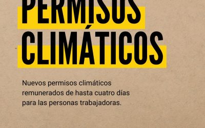 El Gobierno incluye en el Estatuto de los Trabajadores un nuevo permiso climático de hasta 4 días