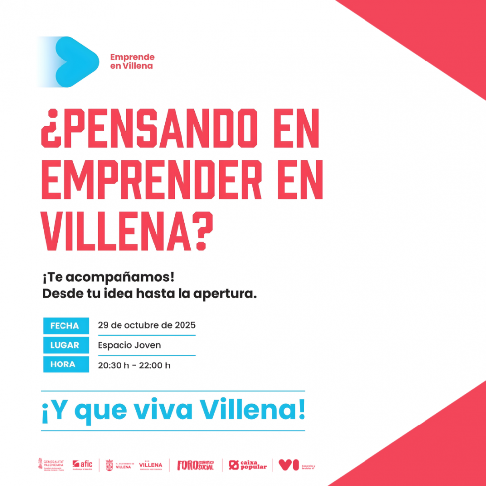 “Emprende en Villena”, la nueva red de apoyo al emprendimiento ...