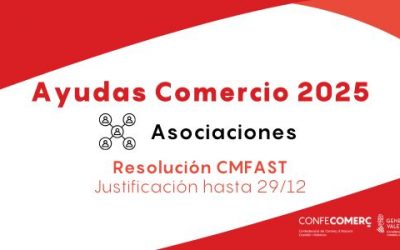 Publicada la resolución de ayudas CMFAST de 2025 para asociaciones de comerciantes