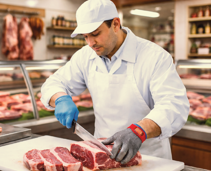 Confecomerç identifica los principales riesgos ergonómicos en las carnicerías y presenta material práctico para prevenir lesiones