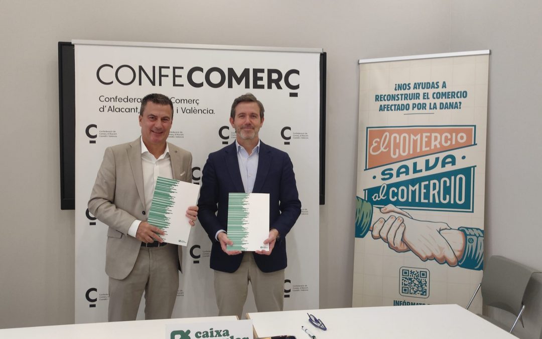 Confecomerç y Caixa Popular renuevan su convenio con condiciones especiales para asociaciones y comercios asociados