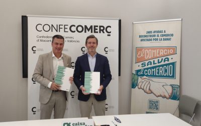 Confecomerç y Caixa Popular renuevan su convenio con condiciones especiales para asociaciones y comercios asociados