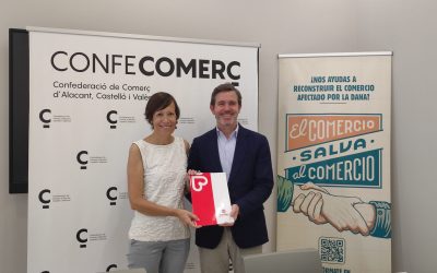 Confecomerç y Cáritas Diocesana de València suman esfuerzos para impulsar proyectos de apoyo social y económico en municipios afectados por la DANA