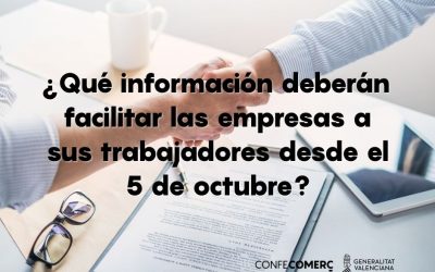 Nuevas obligaciones de información laboral para las empresas a partir del 5 de octubre